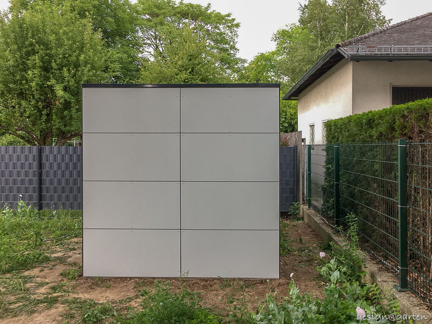 Caseta de jardín de diseño a medida con planificación 3D precisa en Wels