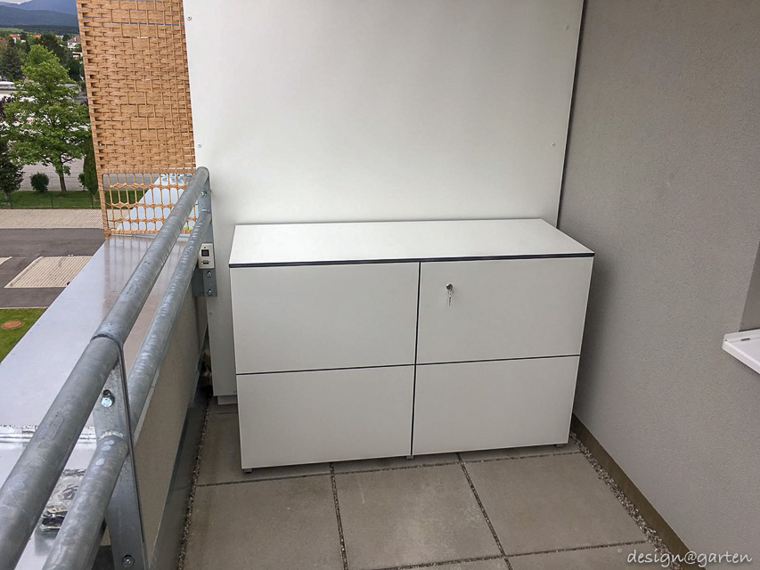 Optimización del espacio gracias a un armario para balcón hecho a medida en Neunkirchen