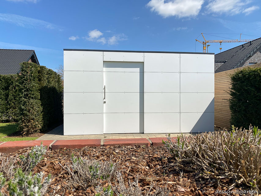 Casa de piscina de diseño en blanco en Erkelenz