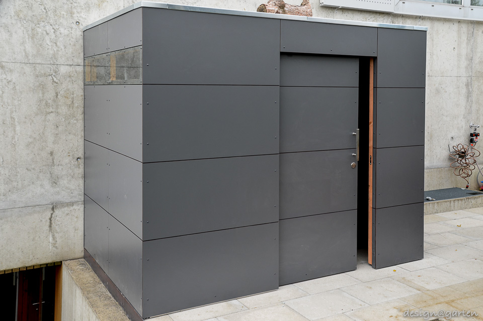 Trabajo a medida en Suiza: la caseta de jardín de diseño a medida