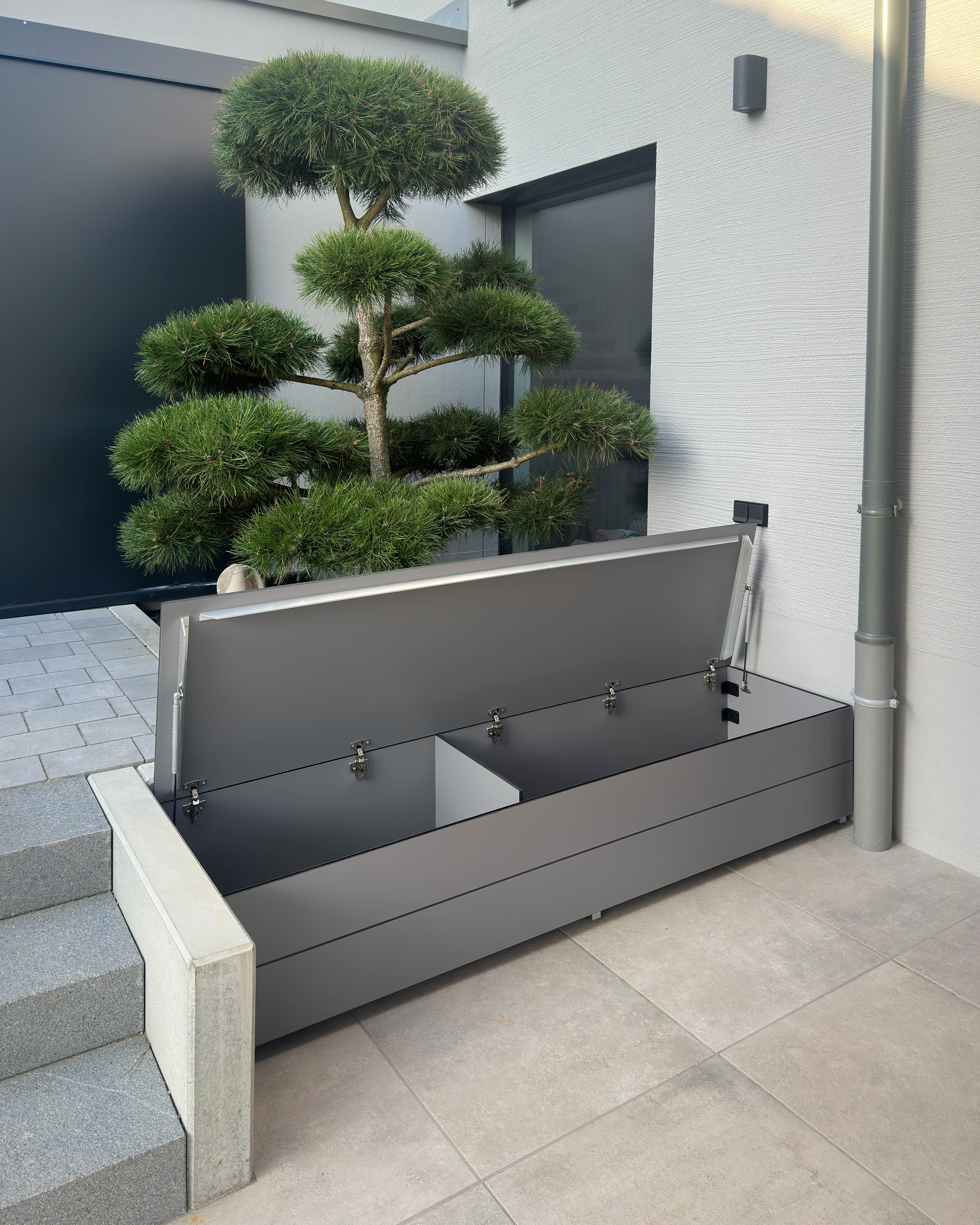 Caja de jardín a medida