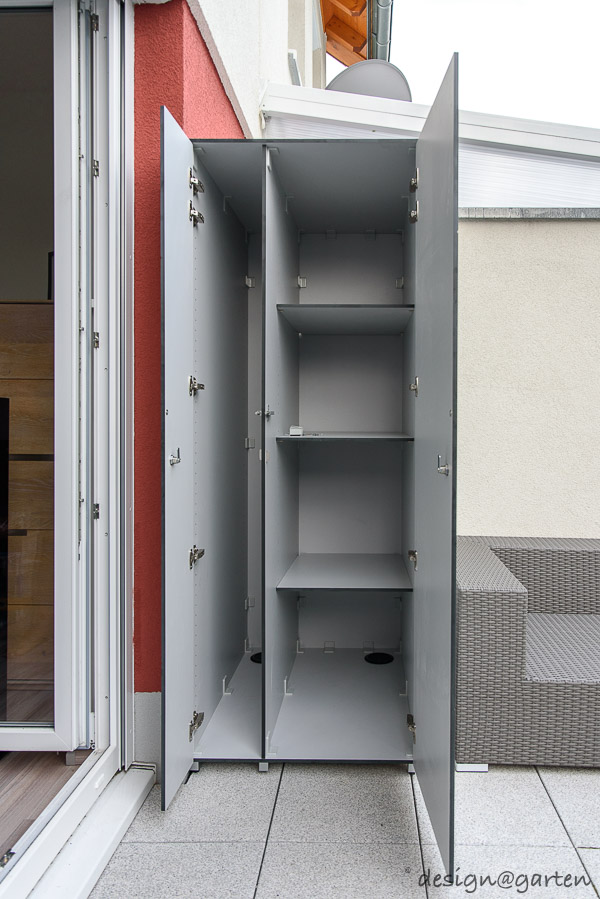 Ordre vertical sur la terrasse : l'armoire de terrasse sur mesure