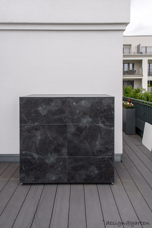 Une vie en plein air holistique : solution de rangement polyvalente pour la terrasse sur le toit