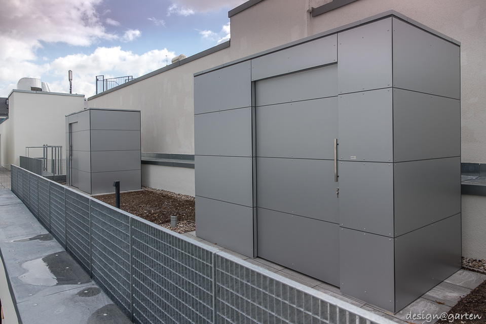 Utilisation innovante de l'espace : espace de stockage urbain sur la terrasse du toit