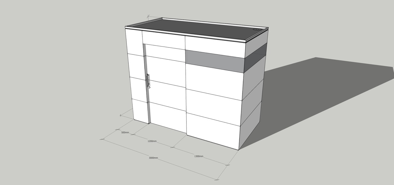 Légèreté architecturale dans le jardin : la tonnelle moderne à toit plat