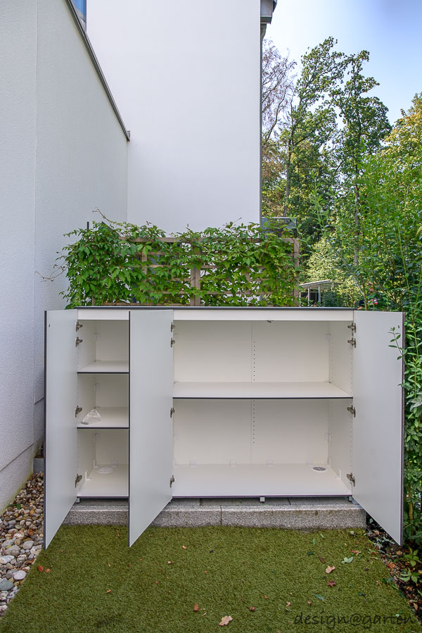 Solution de rangement efficace à Munich : armoire de jardin extérieure sur mesure