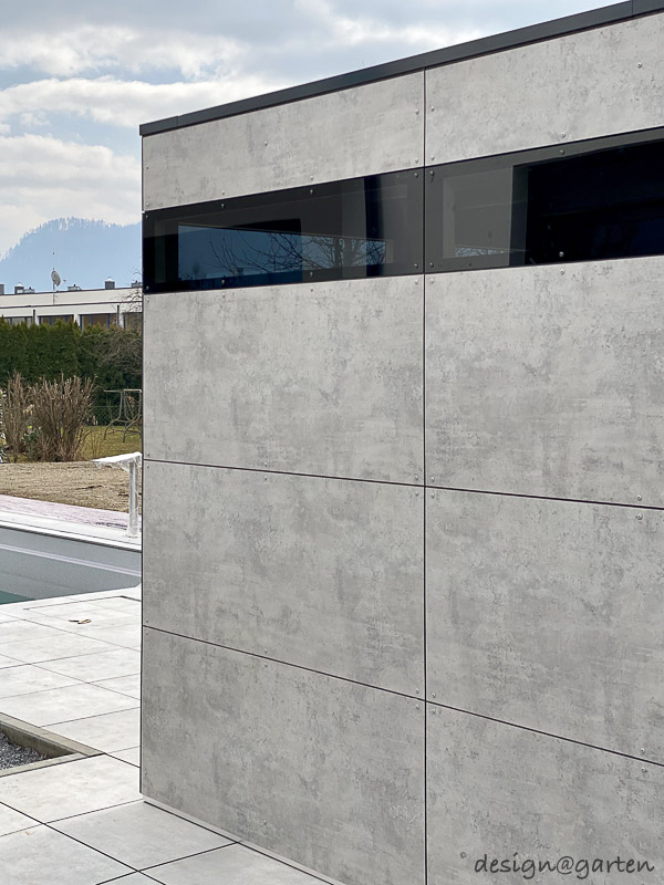 Abri de jardin au design exclusif et sur mesure, véritable joyau architectural à Klagenfurt