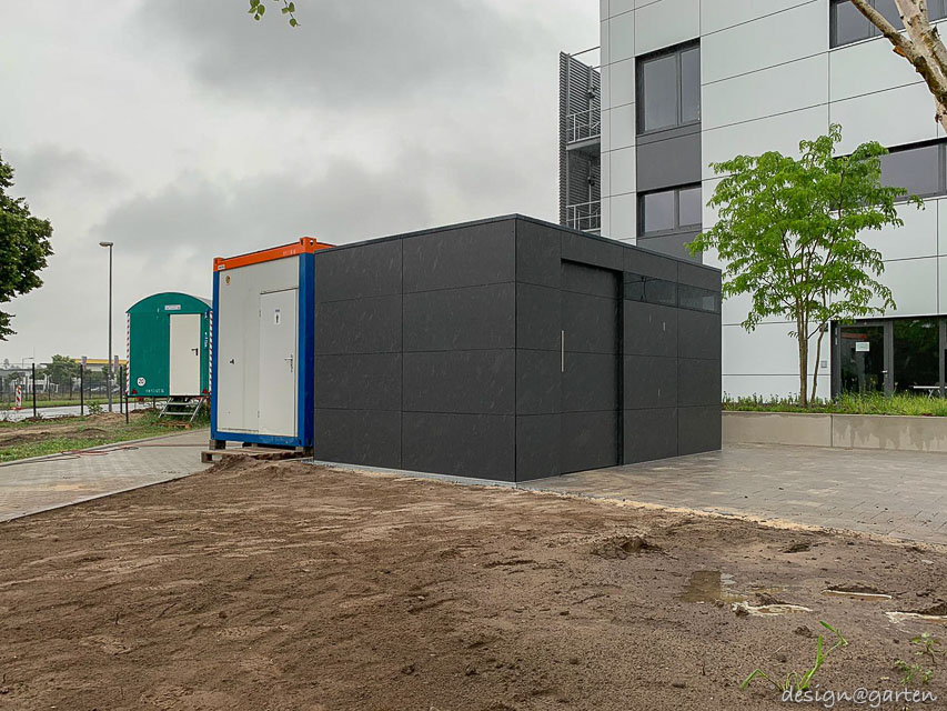 Abri de jardin moderne en HPL dans la région de Berlin