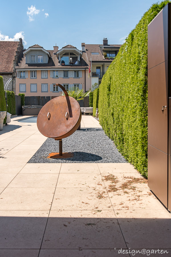 Solutions de rangement personnalisées en acier Corten à Sempach