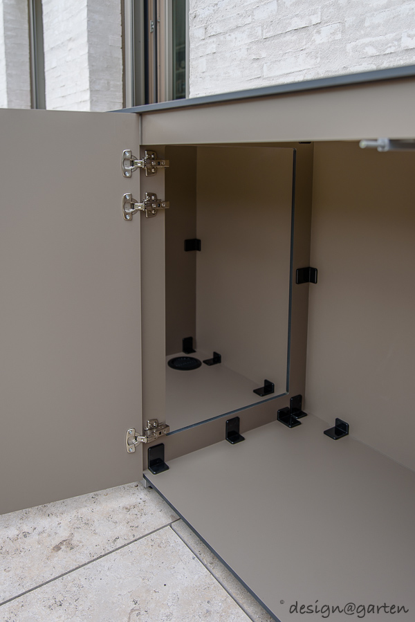 L'armoire de terrasse résistante aux intempéries