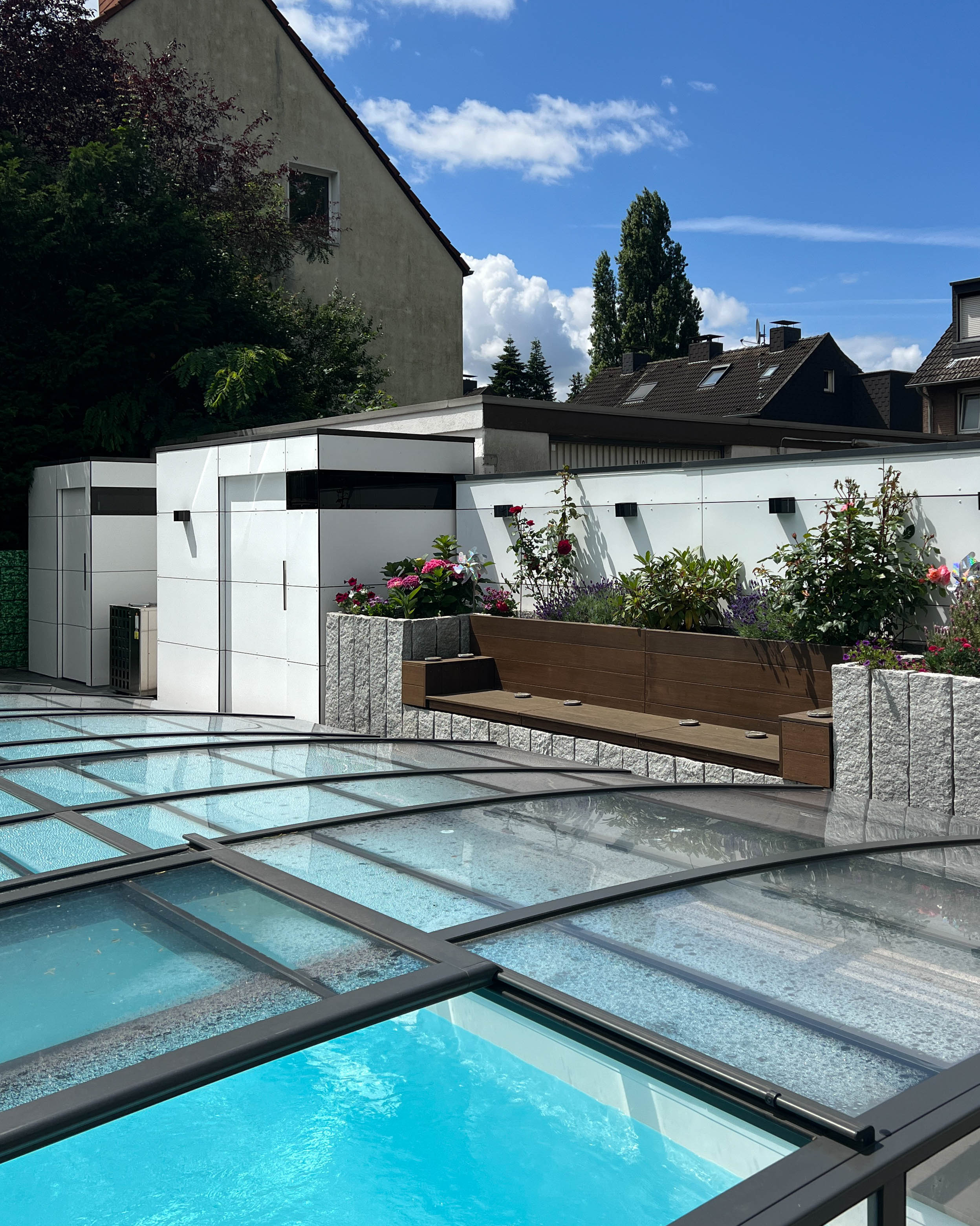 Abri de jardin avec pool house