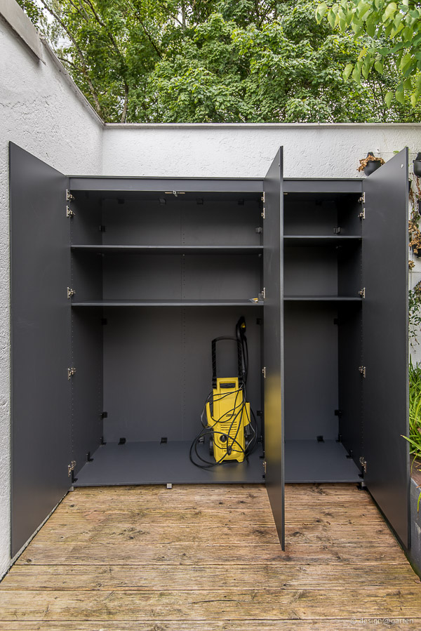 Une organisation intelligente à l'extérieur : l'armoire à outils d'extérieur sur mesure