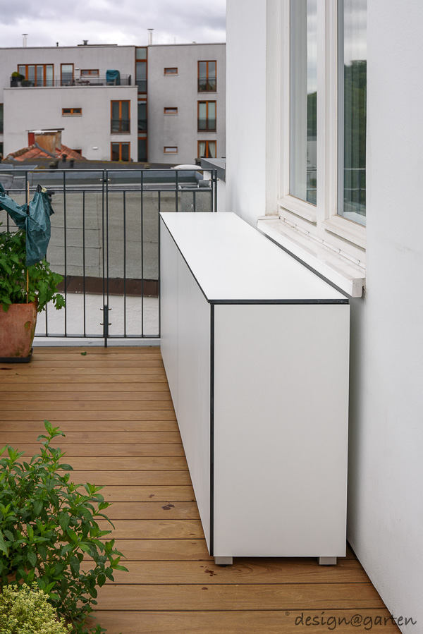 Utilizzo intelligente dello spazio: il contenitore imbottito per il balcone