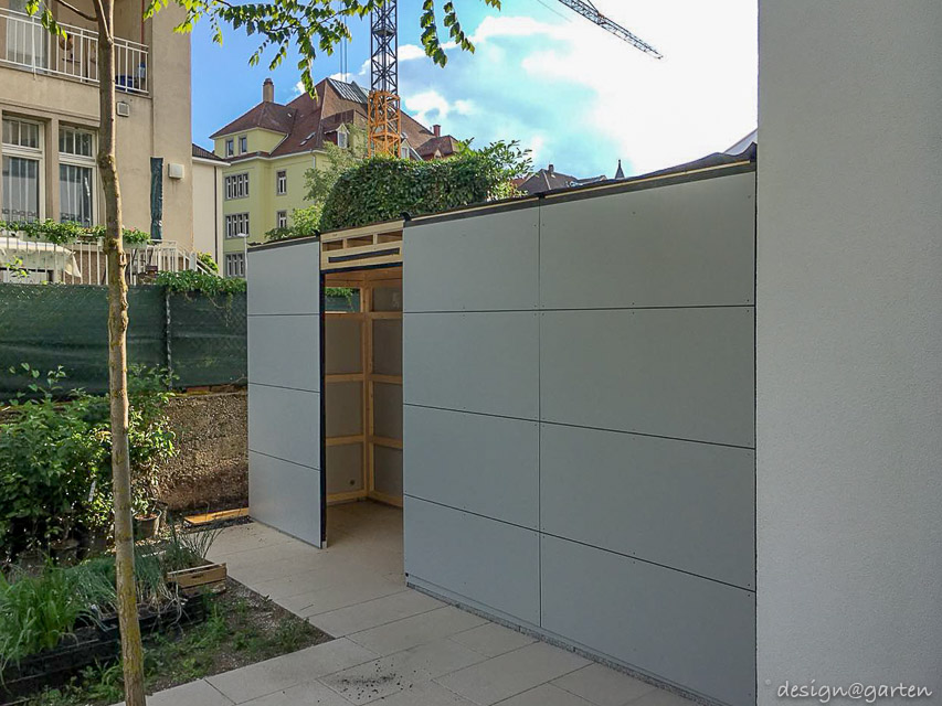 Privacy nelle nuove costruzioni: la moderna casetta da giardino come divisorio per terrazze