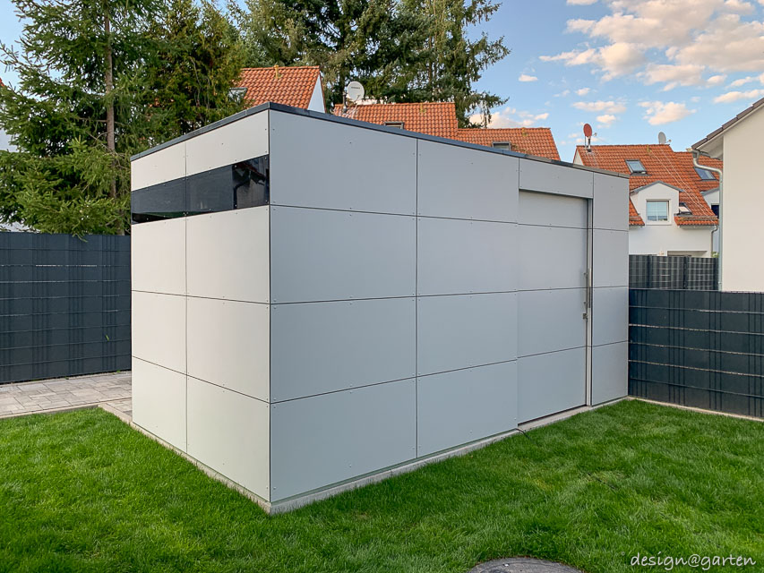 Casetta da giardino progettata su misura con 2 porte scorrevoli a 63322 Rödermark