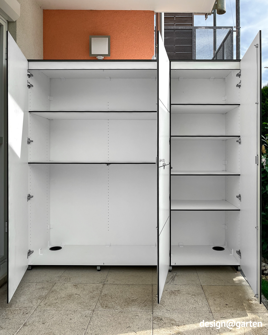 Armadio da terrazza XXL per cuscini, accessori per barbecue e altro