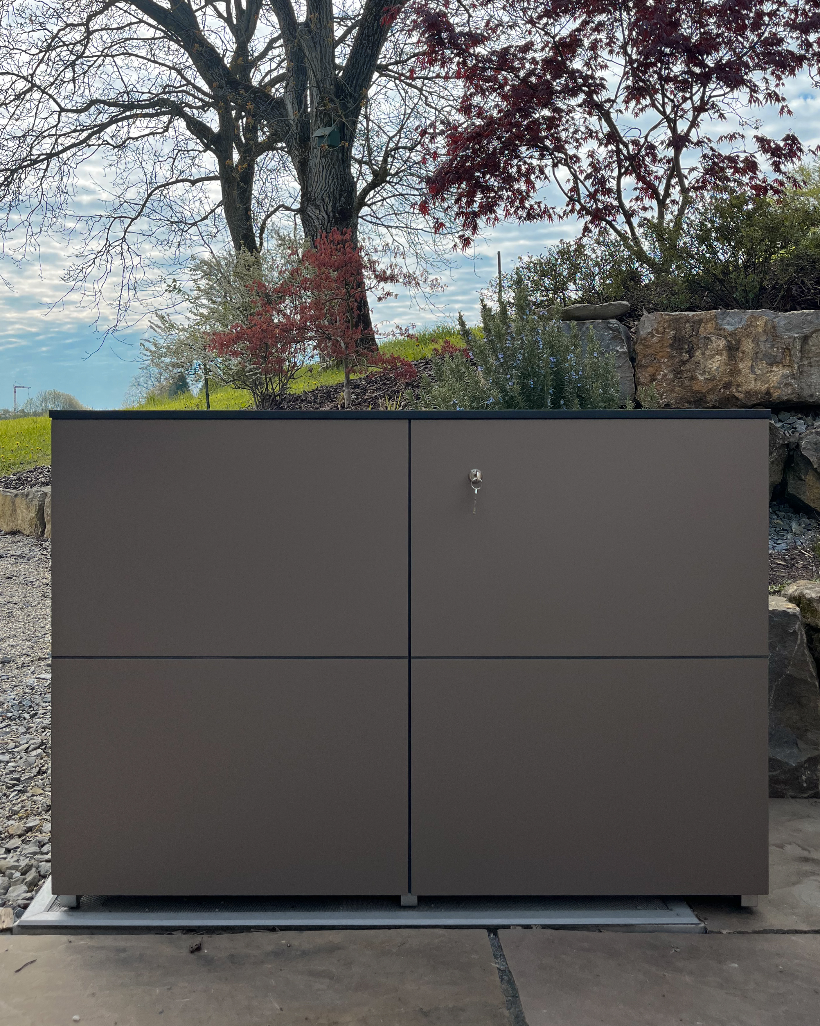 Credenza in HPL colore Toscana