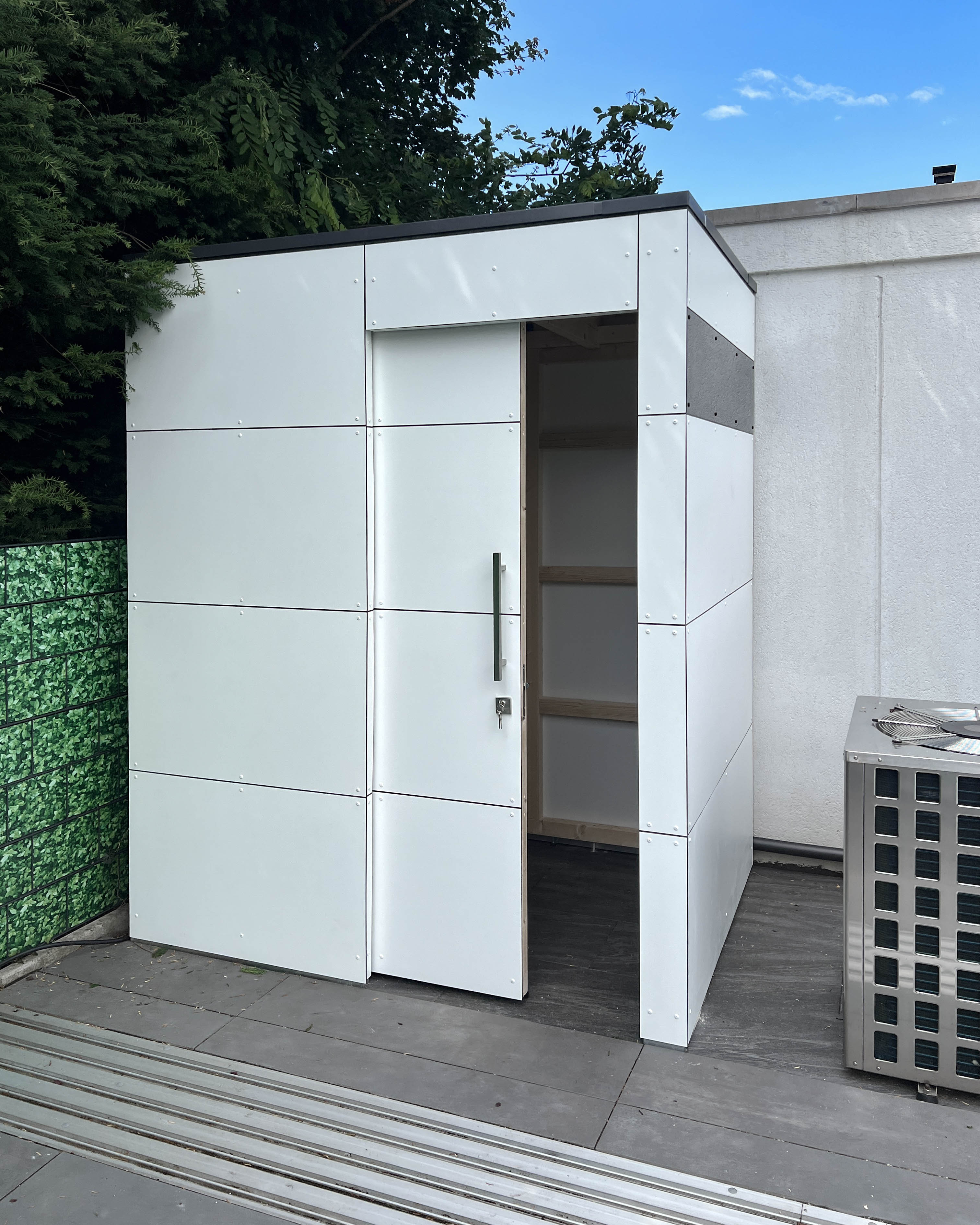 Casetta da giardino con dependance per la piscina